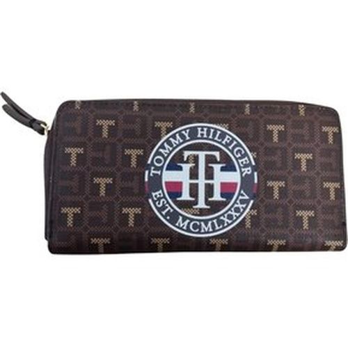 Billetera Tommy Hilfiger Monogram con Cierre - Marrón