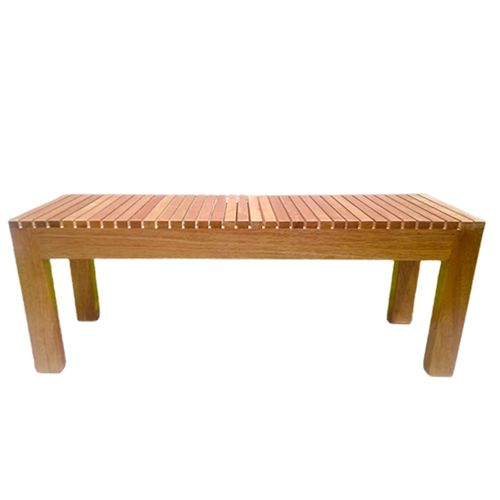 BancA Largo Silla Terraza Terracota En Madera Natural 200 cm de largo