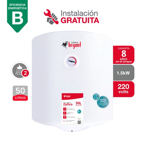 TERMA ELÉCTRICA 50 L BRYANT ZAFIRO