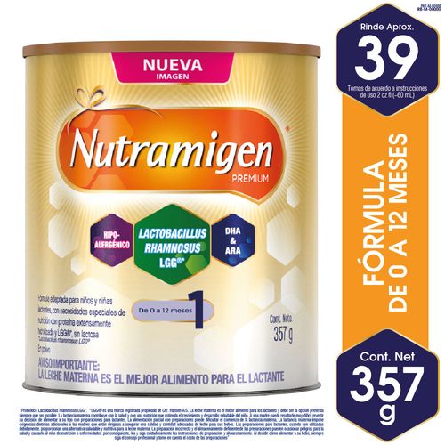 Fórmula Infantil Nutramigen Premium con LGG - Lata 357 G