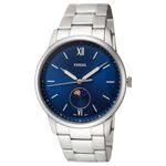 Reloj-Fossil-Minimalist-Moonphase-FS5618-Ultra-Delgado-Plateado-Azul