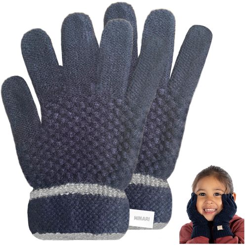 Guantes de Invierno para Niños Negro - PL GI350