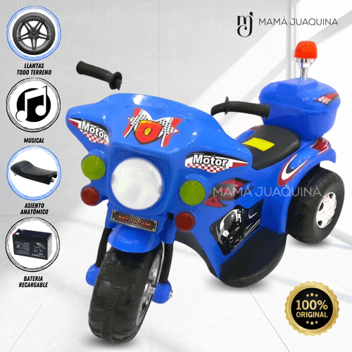 TRIMOTO A BATERIA «FERGIE» AZUL