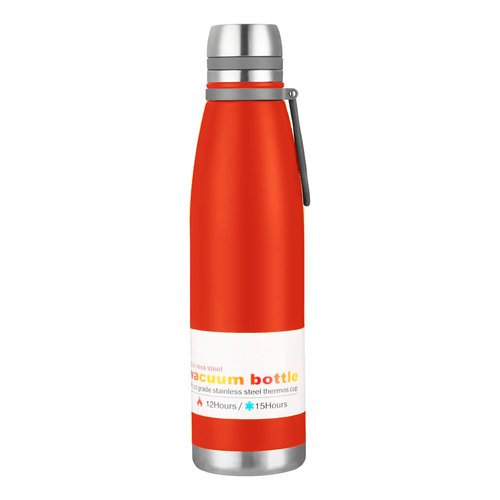 Termo Botella de Acero Inoxidable con Filtro y Asa Rojo 850 ml