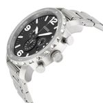 Reloj-Fossil-Nate-JR1353-Fecha-Cronometro-Acero-Plateado-Negro