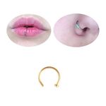 Piercing-argolla-dorada-para-nariz-o-labio-nostril-septum-labret