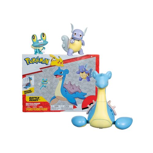 Pokemon Jazwares Lapras Wartortle Froakie