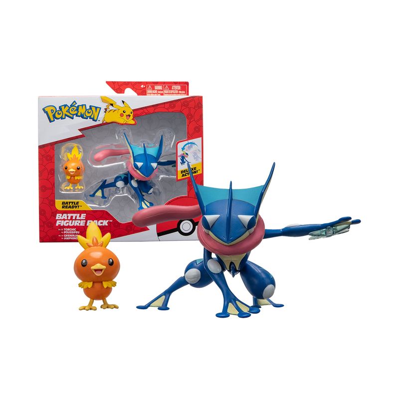 POKEMON-JAZWARES-GRENINJA-ARTICULABLE--TORCHIC