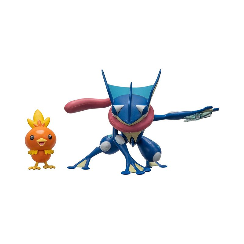 POKEMON-JAZWARES-GRENINJA-ARTICULABLE--TORCHIC