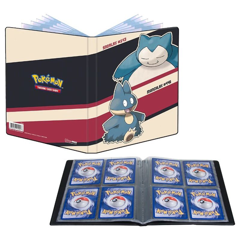 POKEMON-ultra-Pro-SNORLAX-MUNCHLAX-4-Pocket-Portafolio