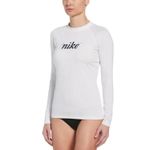 Licra-Nike-Mujer-UPF-40--Manga-larga---Blanco-Talla-M