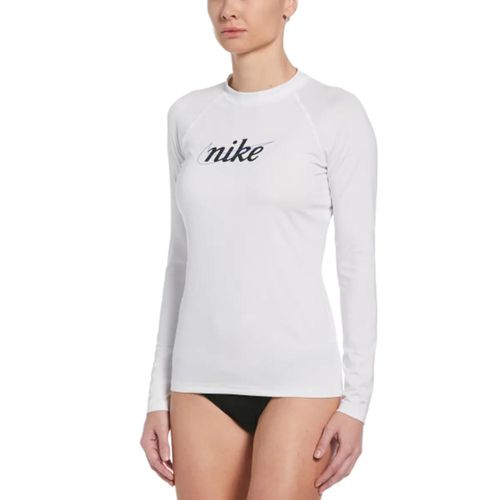 Licra Nike Mujer UPF 40+ Manga larga - Blanco Talla M