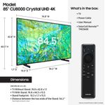 Televisor-Samsung-85-pulgadas-Crystal-UHD-4K-HDR-Control-Remoto-Solar-85cu8000-