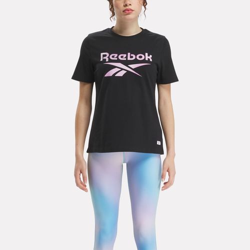 Polo Deportivo Reebok Para Mujer Gradient Graphic Tee Negro 100076236