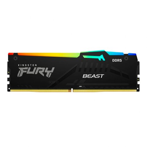 Memoria Ram Kingston Fury Beast RGB 8GB (8GBx1) DDR5, 5200MHZ, XMP3.0