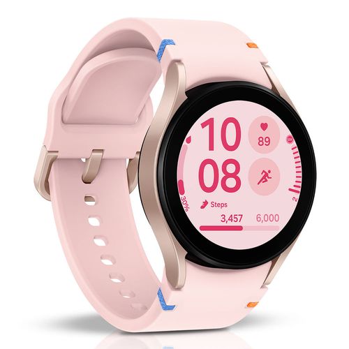 Smartwatch Samsung Galaxy Watch FE pantalla 1.2”(30.4mm), certificación IP68/5ATM, batería hasta 40 horas, +100 modos deportivos, rosado