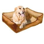 Cama-para-Mascota-Talla-L-70x60-cm--Perro-Gato-Antialergenica|-Cafe-con-marron