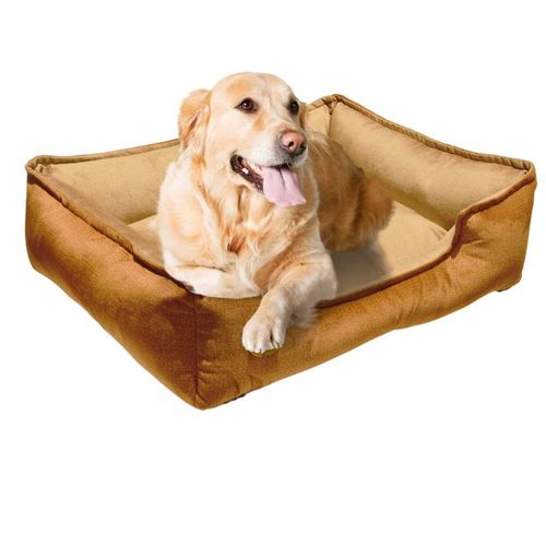 Cama para Mascota Talla L 70x60 cm  Perro/Gato, Antialergenica| Cafe con marron