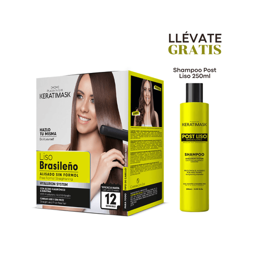 Keratimask Kit Alisado Brasileño + Shampoo Post Lisso 250ml Gratis