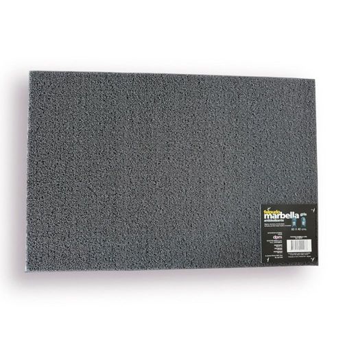 Felpudo Marbella PVC/Poliester Gris 40x60cm DPM