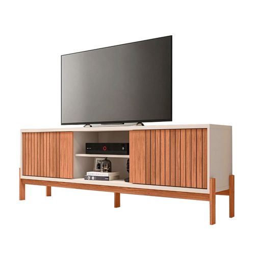 Mesa de Tv 72" Tannen MDP/MDF Maple/Beige Caemmun