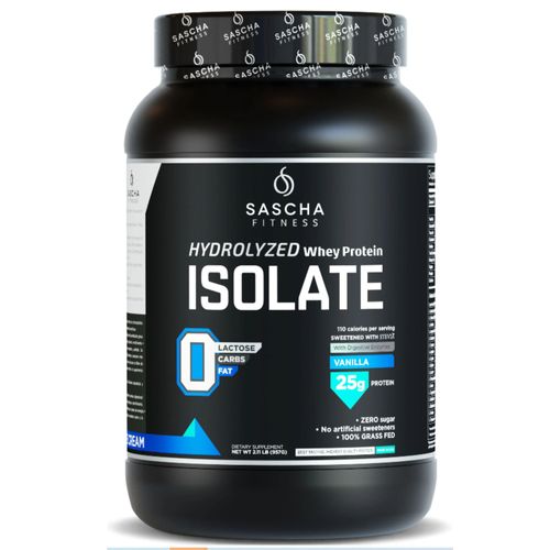 Proteina Sascha Fitness Hydrolized Whey Protein Isolate vainilla