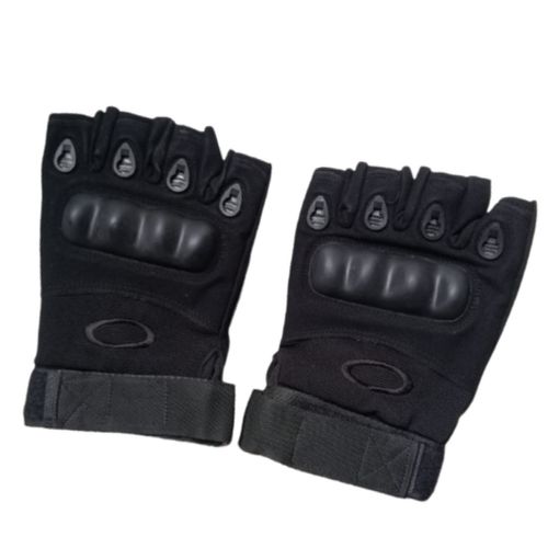 Guantes De Moto Mitones En Negro