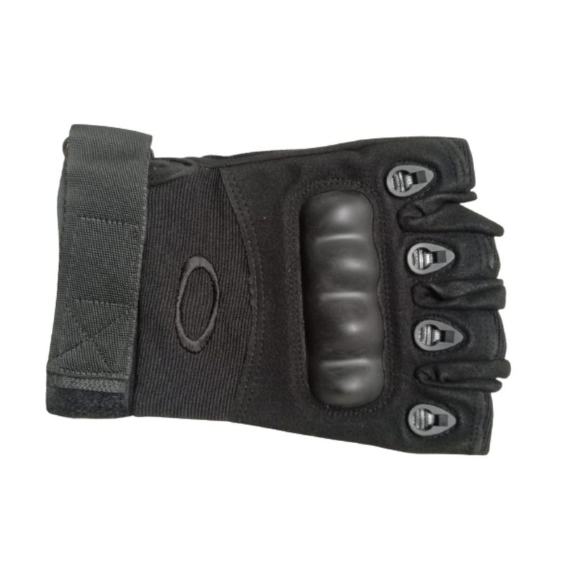 Guantes-De-Moto-Mitones-En-Negro