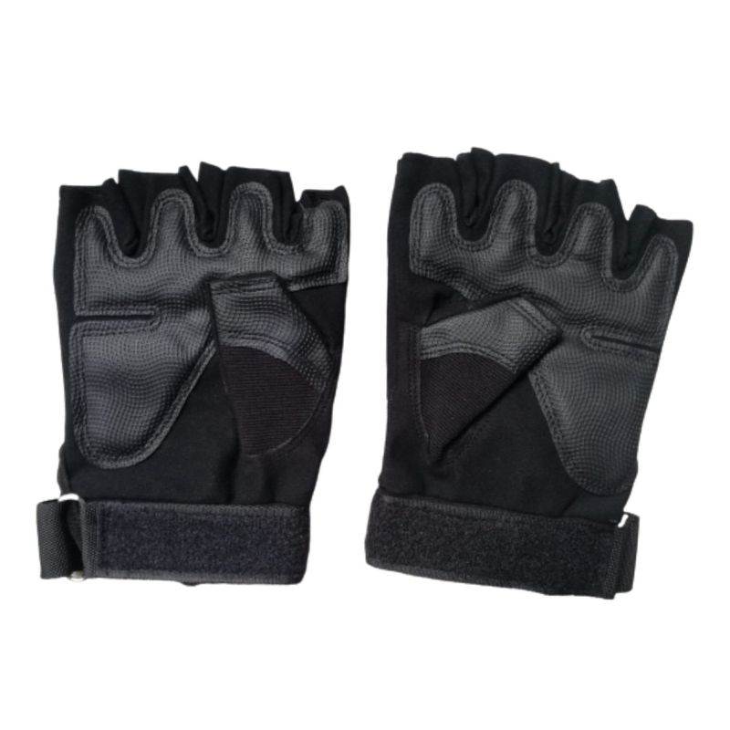 Guantes-De-Moto-Mitones-En-Negro