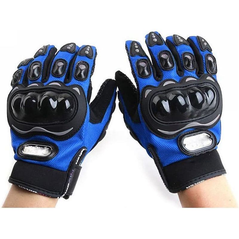 Guantes-moto-o-Scooter-en-negro-ajustados-Talla-L