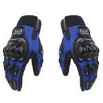 Guantes-moto-o-Scooter-en-negro-ajustados-Talla-L