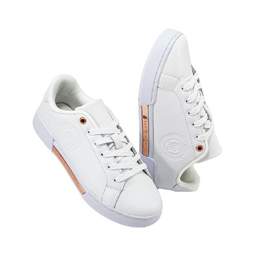 Zapatillas Tommy Hilfiger FW0FW06919 YBR talla 7US blanco para mujer