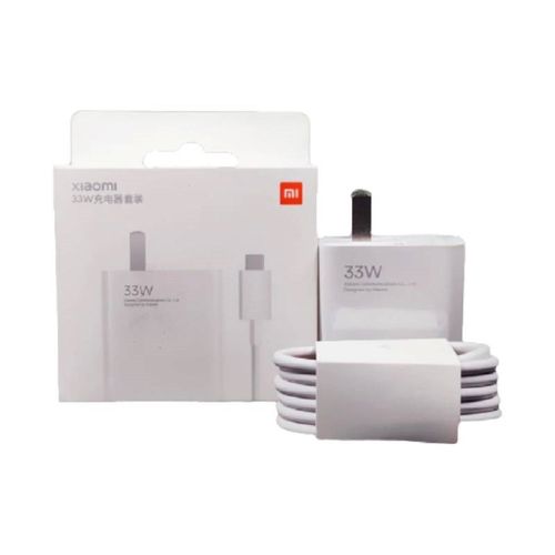 Cargador XIAOMI 33W + Cable Carga rapida