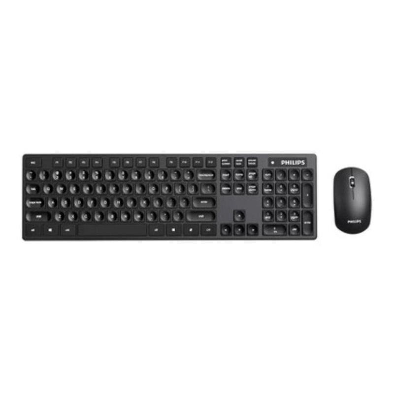 Combo-Teclado-y-Mouse-Inalambrico-Philips-SPT6315-Negro