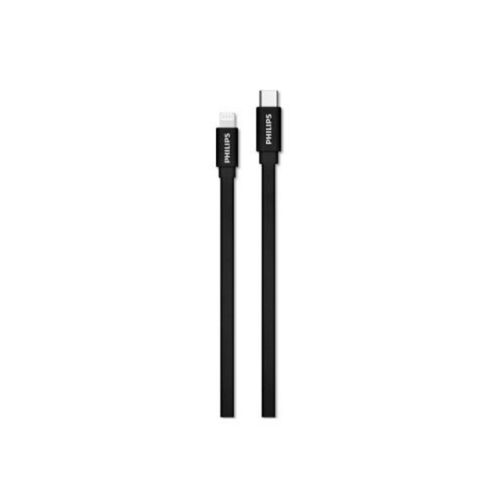 Cable Philips USB-C a Lightning 1.2 metros DLC9543V - Negro