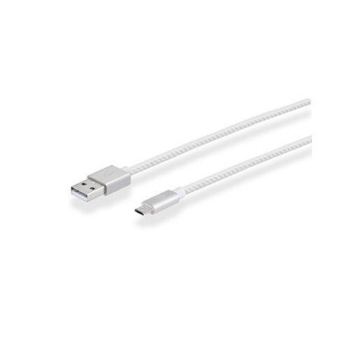 Cable HP USB a Micro USB 2 metros HP041GB - Plateado