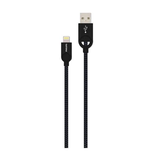 Cable Micro USB Philips DLC2608B Negro - 1.2 mts