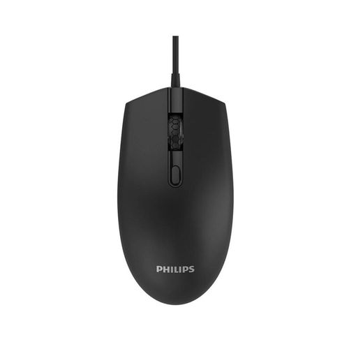 Mouse Philips con cable negro SPK7204 - Negro