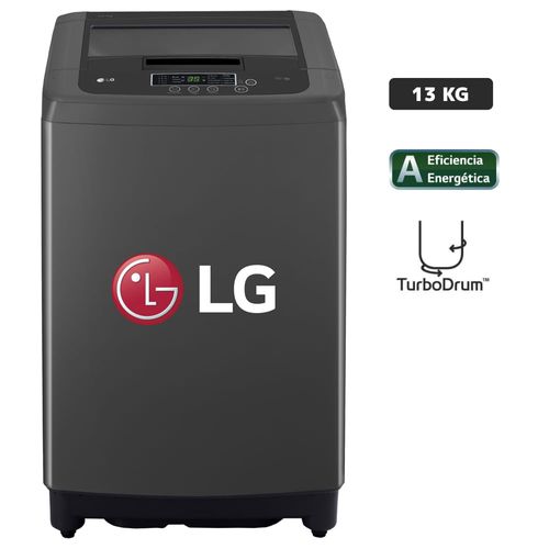 Lavadora LG Carga Superior 13 Kg WT13BPBK Negro claro