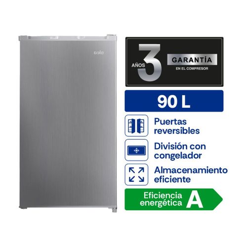 Frigobar Sole 3120FRIGSOL90I 90L Gris | Eficiencia A