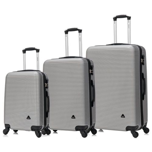 Maletas de viaje Dukap Set de 3 Royal Plateado