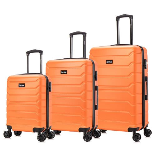 MALETAS DE VIAJE SET DE 3 TREND NARANJA - TRJO