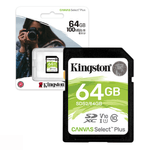 Memoria-SD-Card-64GB-Kingston-Canvas-Select-Plus-Clase-10-