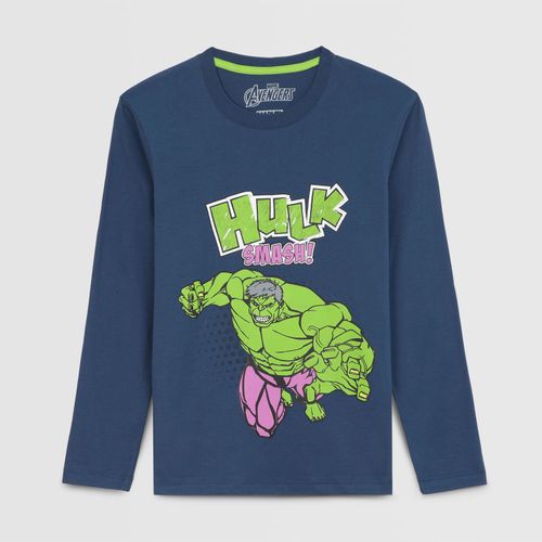 Polo Para Niño Avengers Manga Larga
