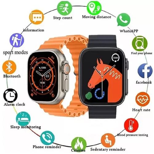 Smartwatch T900 Ultra 2 Rosado, Serie 9 2024, Bluetooh