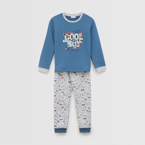 Pijama De Franela Para Niño Circus Navy