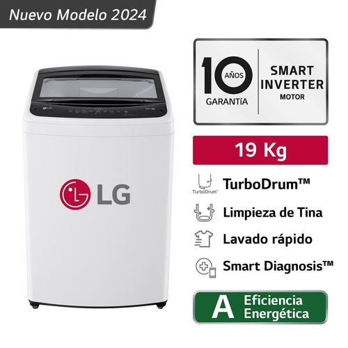 Lavadora LG WT19WVTB 19 Kg Blanco