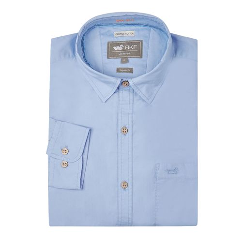 CAMISA ROCKFORD GALITON CELESTE PARA HOMBRE