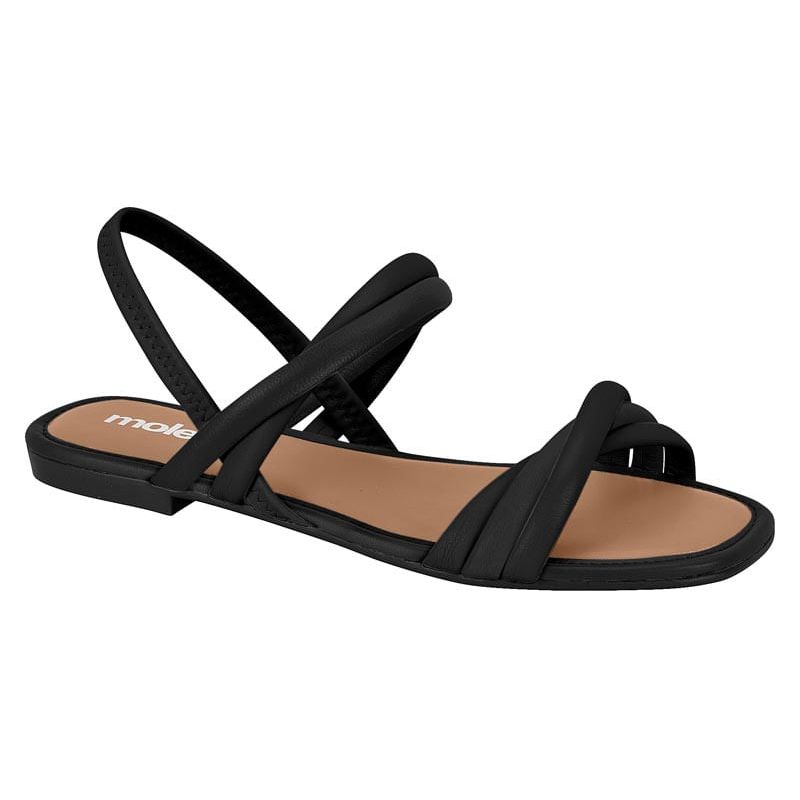 SANDALIAS PARA MUJER MOLECA NEGRO