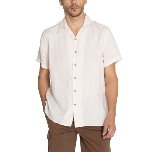 CAMISA ROCKFORD BRAGA BEIGE/CRUDO PARA HOMBRE